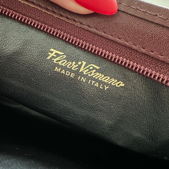 Flavi Vismano - Italian clutch or toiletry bag, vintage - Picture 5 of 6